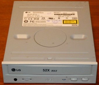LG (Lucky Goldstar) 52x CD-ROM Drive Model: GCR-8521B Rom Ver. 1.00 IDE, 2002